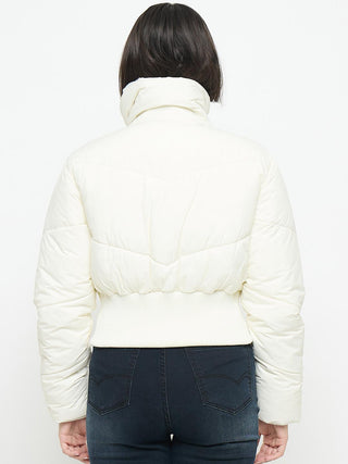 Madame Quilted Off White Jacket