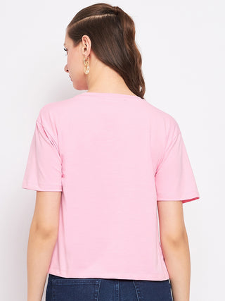 Madame Pink Typography T-Shirt