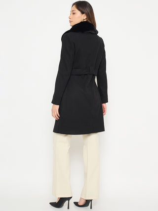Madame Shirt Collar Long Coat
