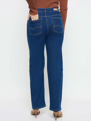 Madame Blue Straight Fit Jeans