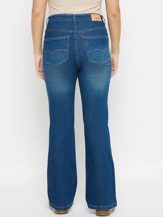 Madame Mid Blue Flared Jeans