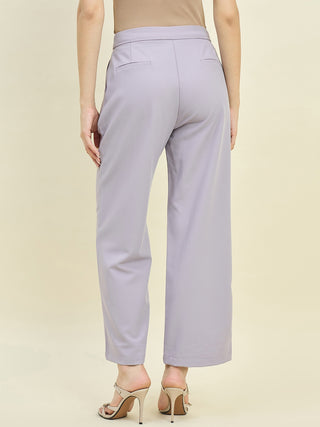 Madame Lilac Relaxed Fit Trousers