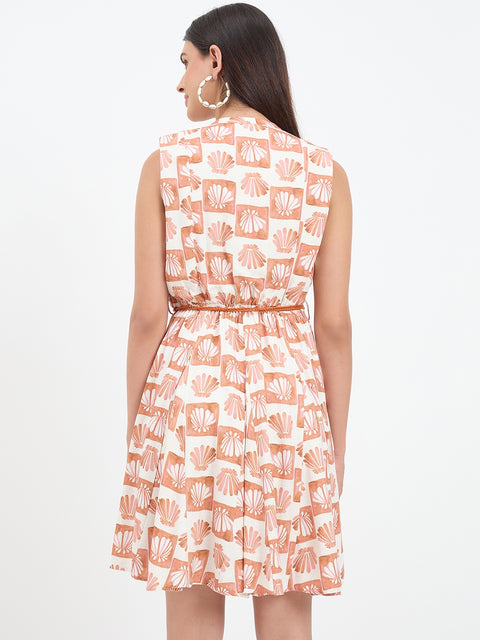 Madame Rust Rayon Linen Blend Midi Dress