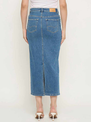 Madame Light Blue Denim Skirt
