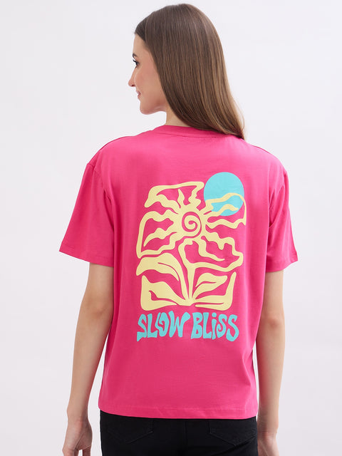 Madame Graphic Print Cotton T-Shirt