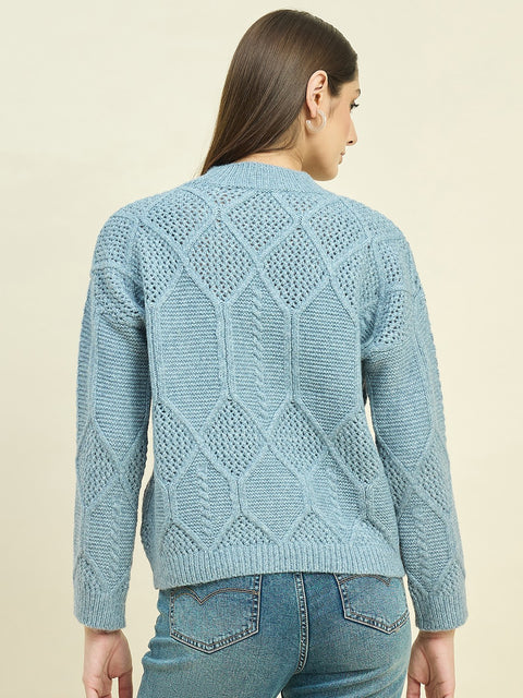 Madame Blu Textured Sweater