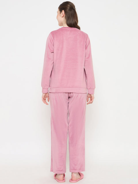 mSECRET Onion Pink Crew Neck NIght Suit