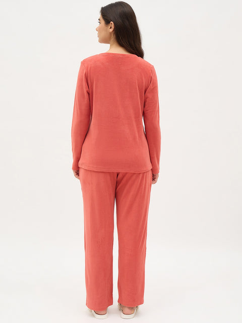 mSECRET Brick Printed Night Suit