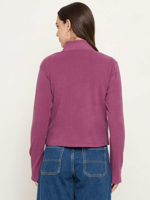 Madame Plum High Neck Top