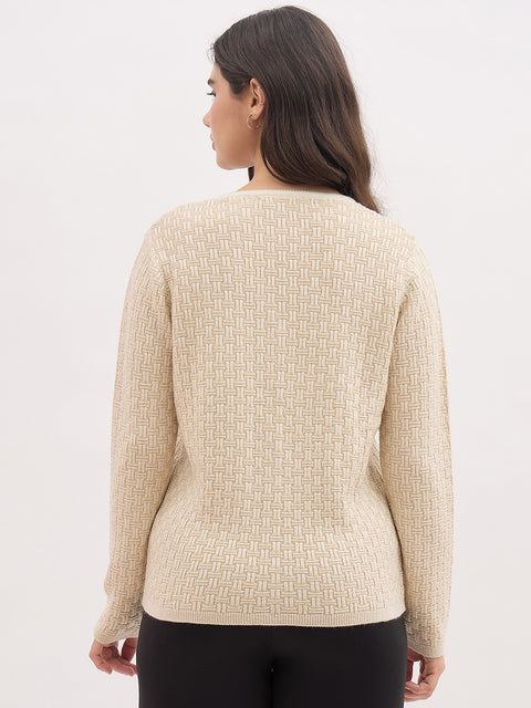 Madame Beige Self-Designed Cardigan