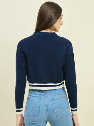Madame Blue Knit Top