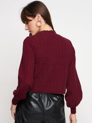 Madame Wine Pull-On Sweater