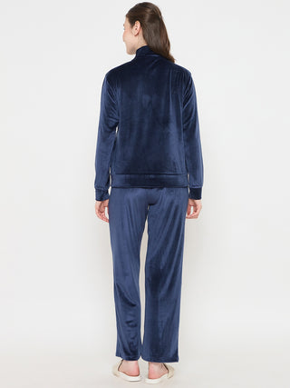 mSECRET Printed Blue Sweatshirt