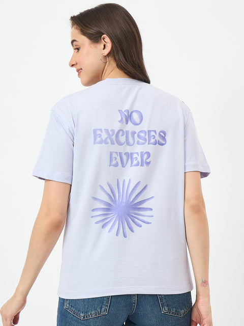 Madame Mauve Cotton Half-Sleeve Top