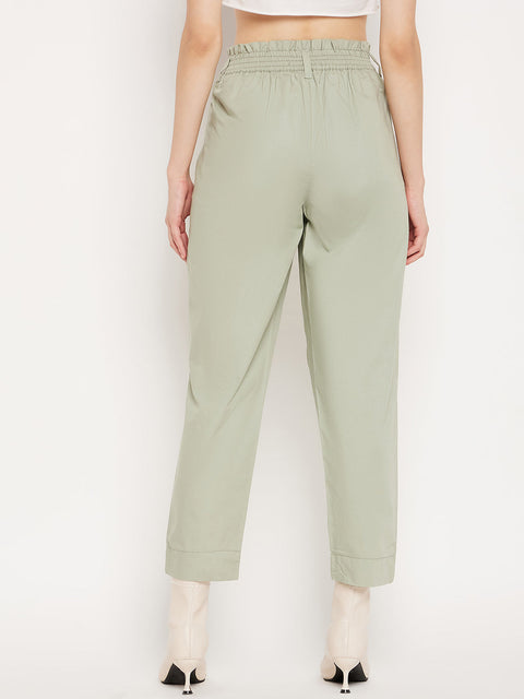 Madame Mint Ankle Length Trousers
