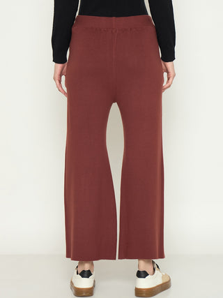 Madame Rust Colour Wide Leg Bottoms