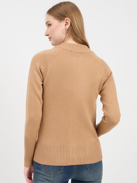 Madame Fawn Zipper Sweater