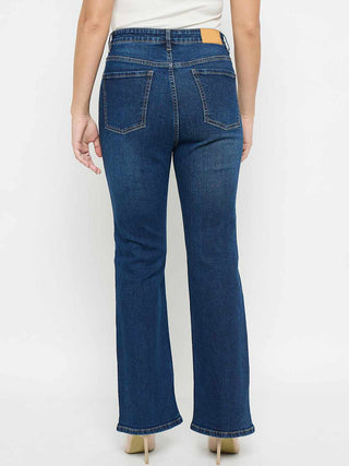 Madame Dark Blue Flared Jeans