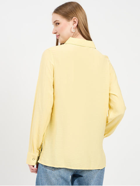 Madame Textured Rayon Blend Shirt