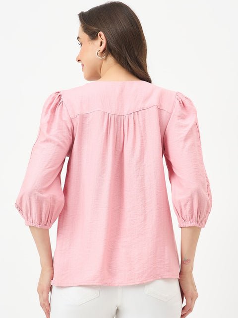 Madame Pink Rayon-Blend Cami Top