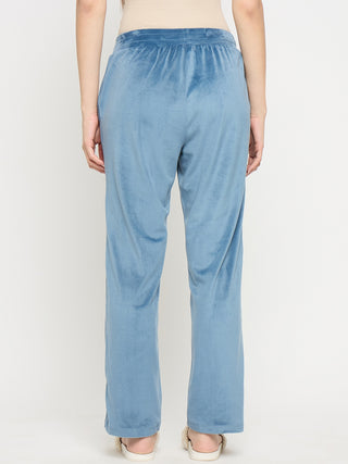 mSECRET Blue Solid Track Bottoms