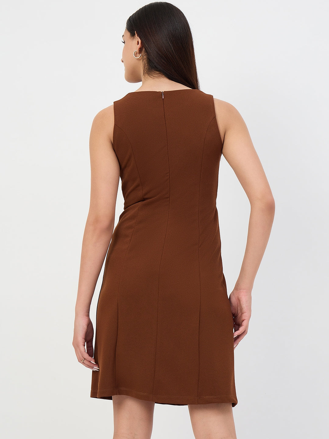Madame Brown Belted Sheath Dress Madame Brown Belted Sheath Dress