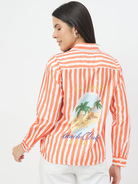 Madame Orange Viscose-Blend Shirt