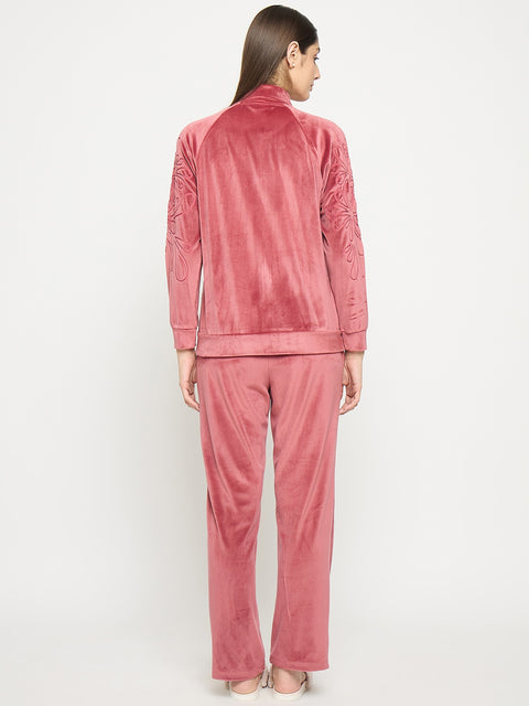 mSECRET Brick Mock Neck Night Suit