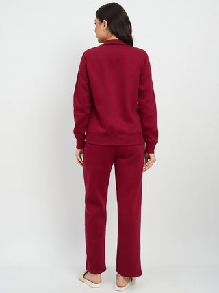 mSECRET Maroon Cotton Blend Sweatshirt