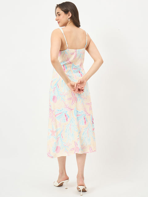 Madame Off-White Rayon Dress