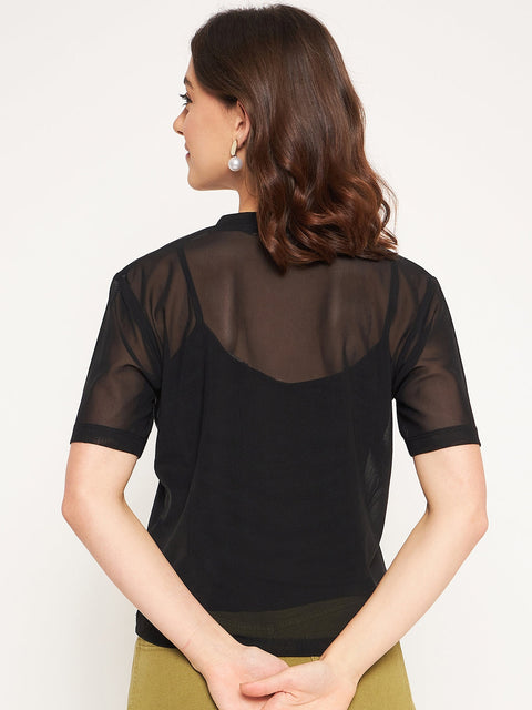 Madame Black Disney Print Top