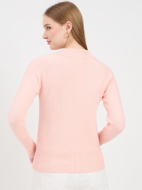 Madame Designer Peach Sweater