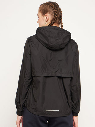 Madame Solid Black Jacket