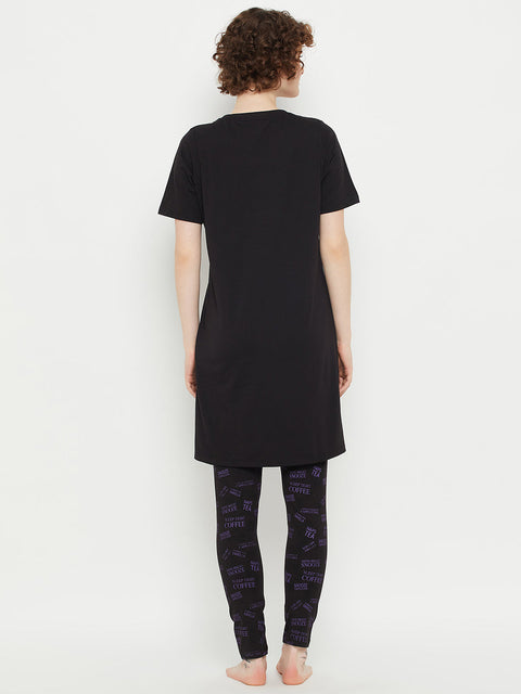 mSECRET Black Nightsuit