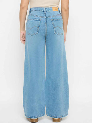 Madame Light Blue Straight Fit Jeans