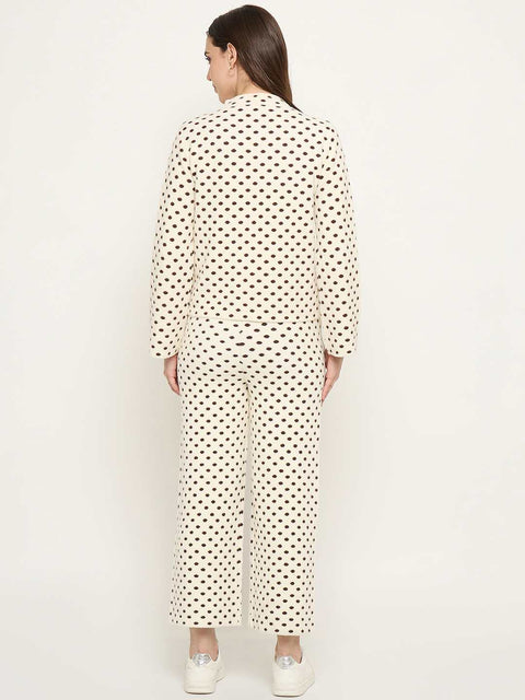 Madame Beige Knit Co-ord Set