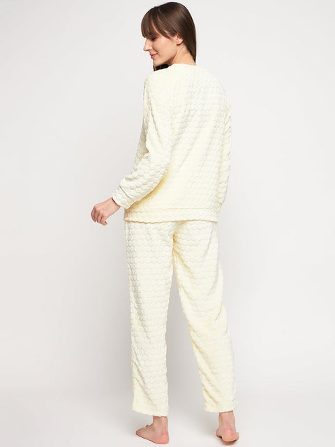 mSECRET Yellow Round Neck Nightsuit