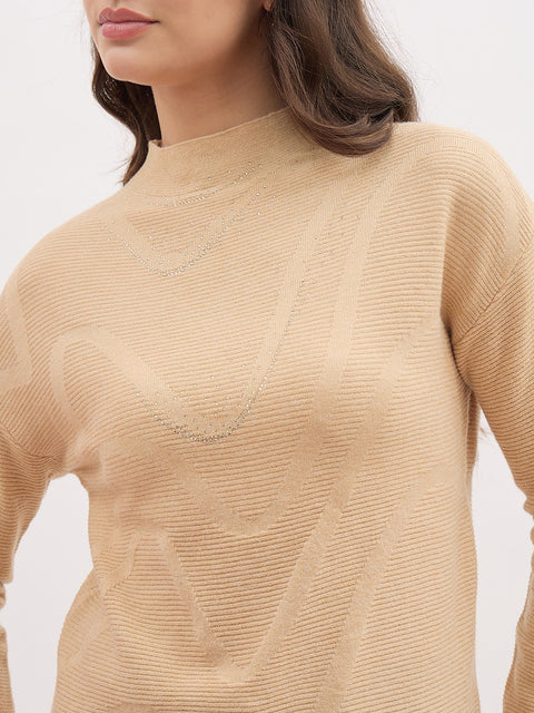 Madame Brown Self Designed Knit Top