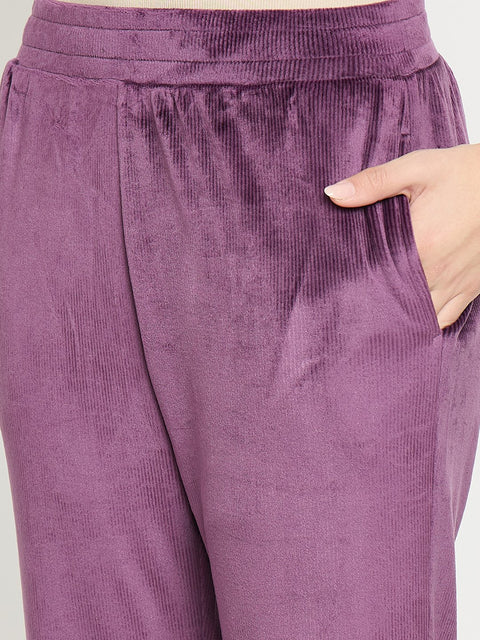 mSECRET Purple Track Bottoms
