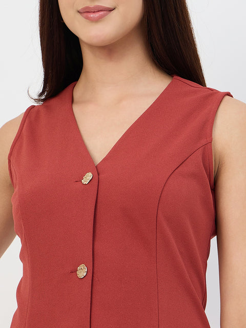 Madame Rust Vestcoat Co-ord Set