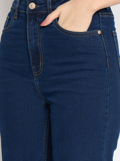 Madame Straight Fit Dark Blue Jeans