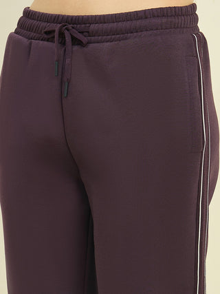 mSECRET Purple Cotton Blend Track Bottoms