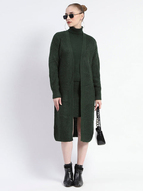 Madame Emerald Green Mini Dress And Shrug Co-Ord Set