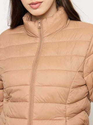 Madame Quilted Khaki Puffer Jacket