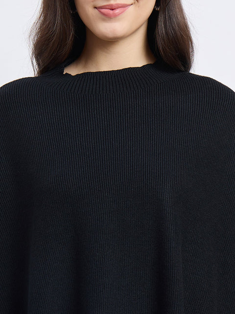 Madame Designer Black Knit Co-ord Set