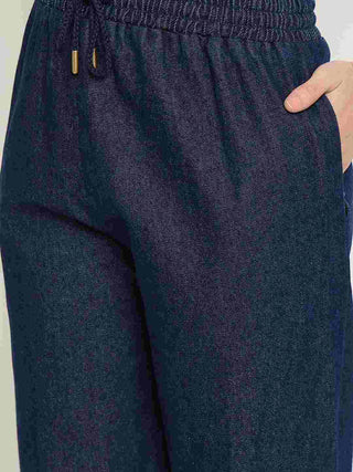 Madame Dark Blue Baggy Jeans