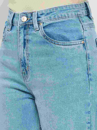 Madame Light Blue Straight Fit Jeans