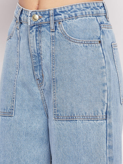 Madame Blue Slit Denim