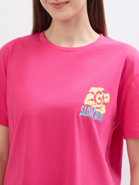 Madame Graphic Print Cotton T-Shirt