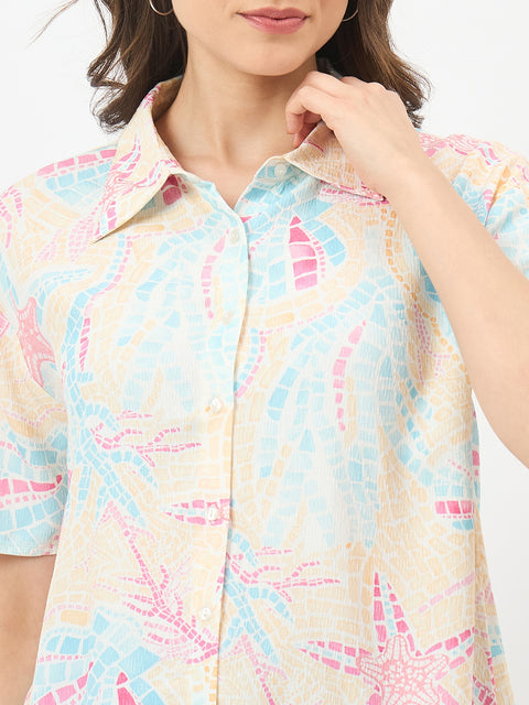 Madame Beige Rayon Shirt